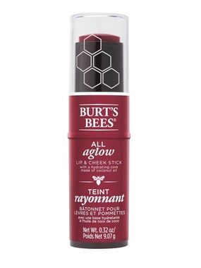 Burt's Bees Lip & Cheek Stick All Glow 1253 Dhalia Dew NEW Sealed